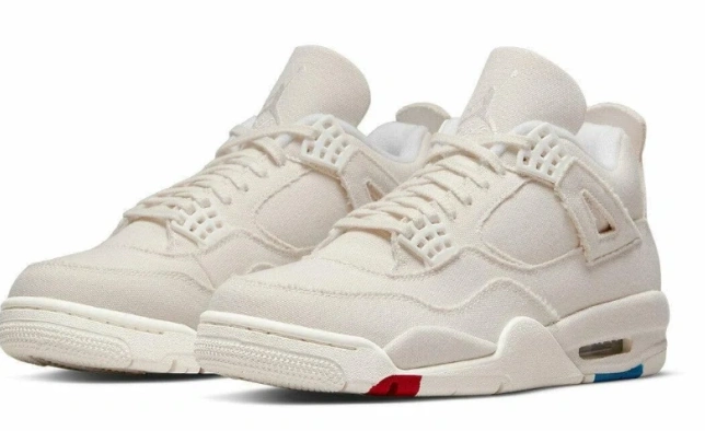 4 DQ4909-100 Retro Jordan Canvas Air Blank 0704